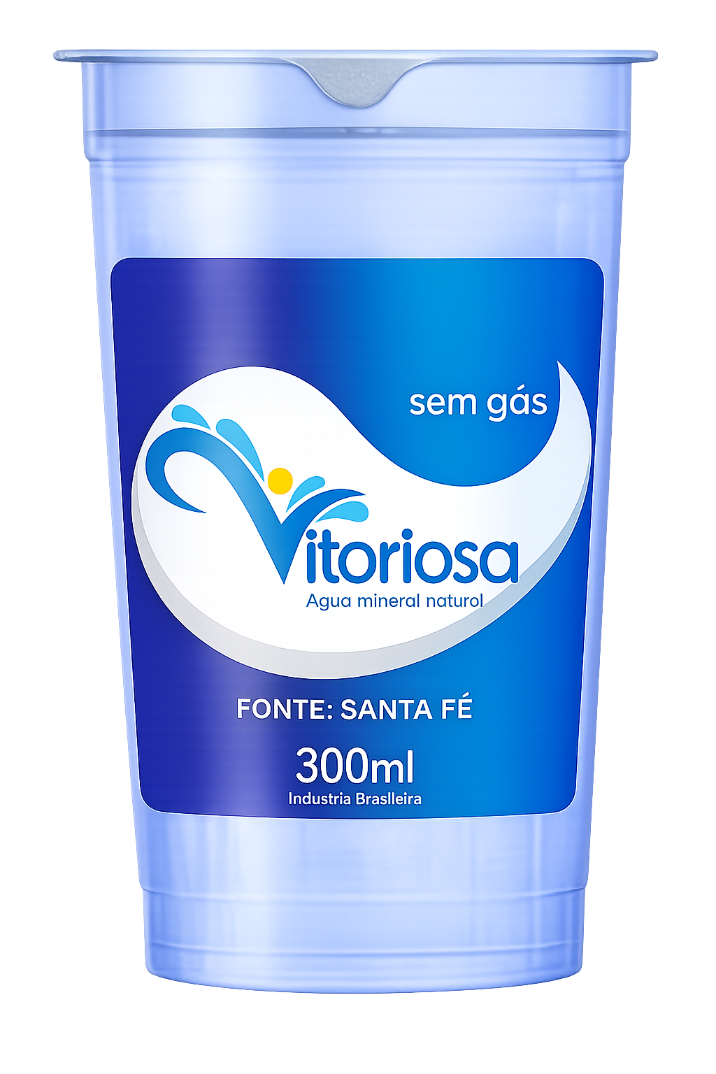 Água Mineral Sem Gás Vitoriosa Copo 300ml